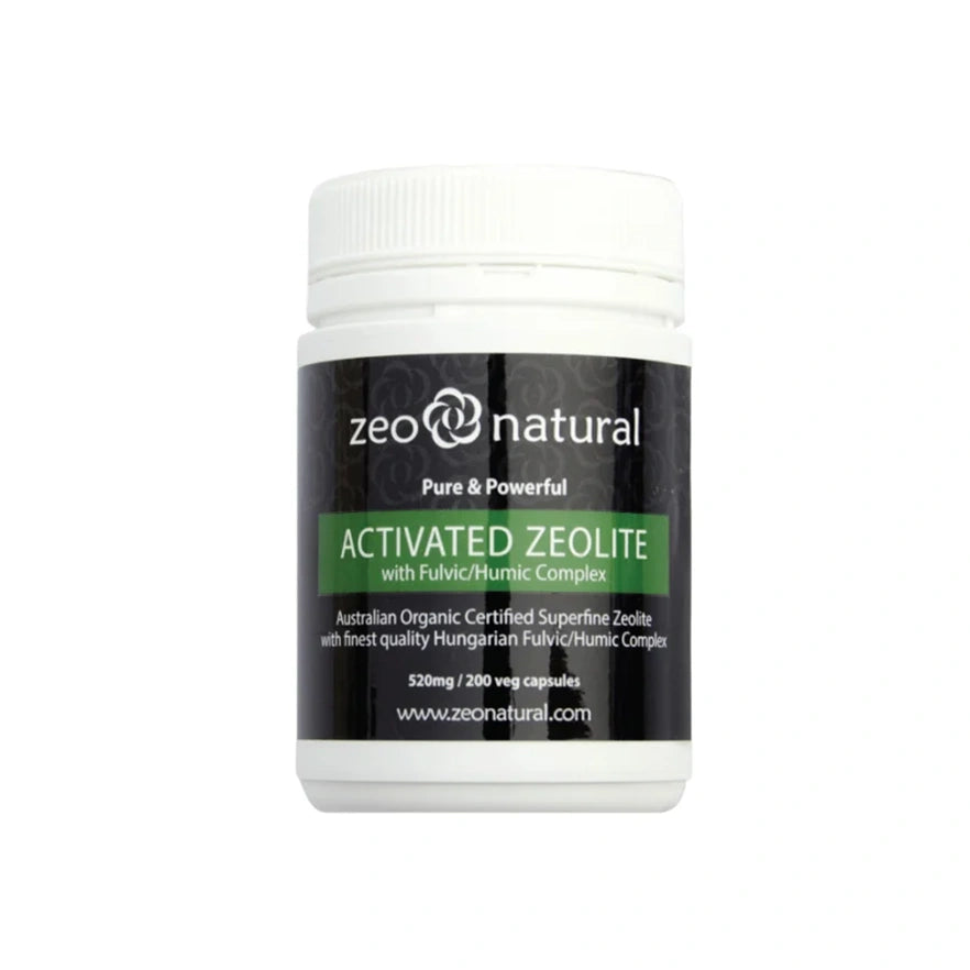 Zeolite + Fulvic/Humic Acid Capsules (200 x 520 mg)