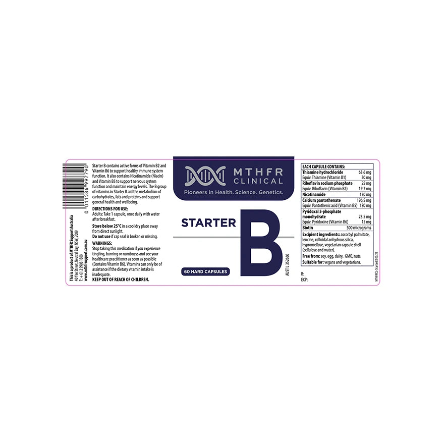 MTHFR Clinical Starter B Caps - 60s