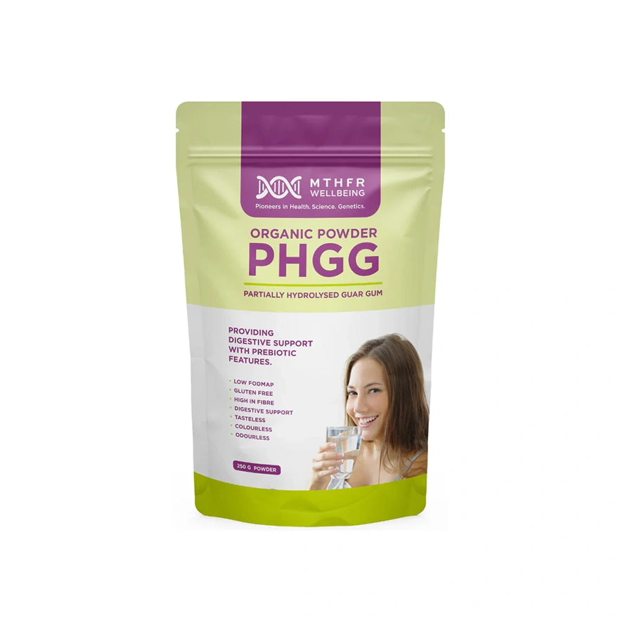 MTHFR Wellbeing Organic Partially Hydrolysed Guar Gum (PHGG) 250g