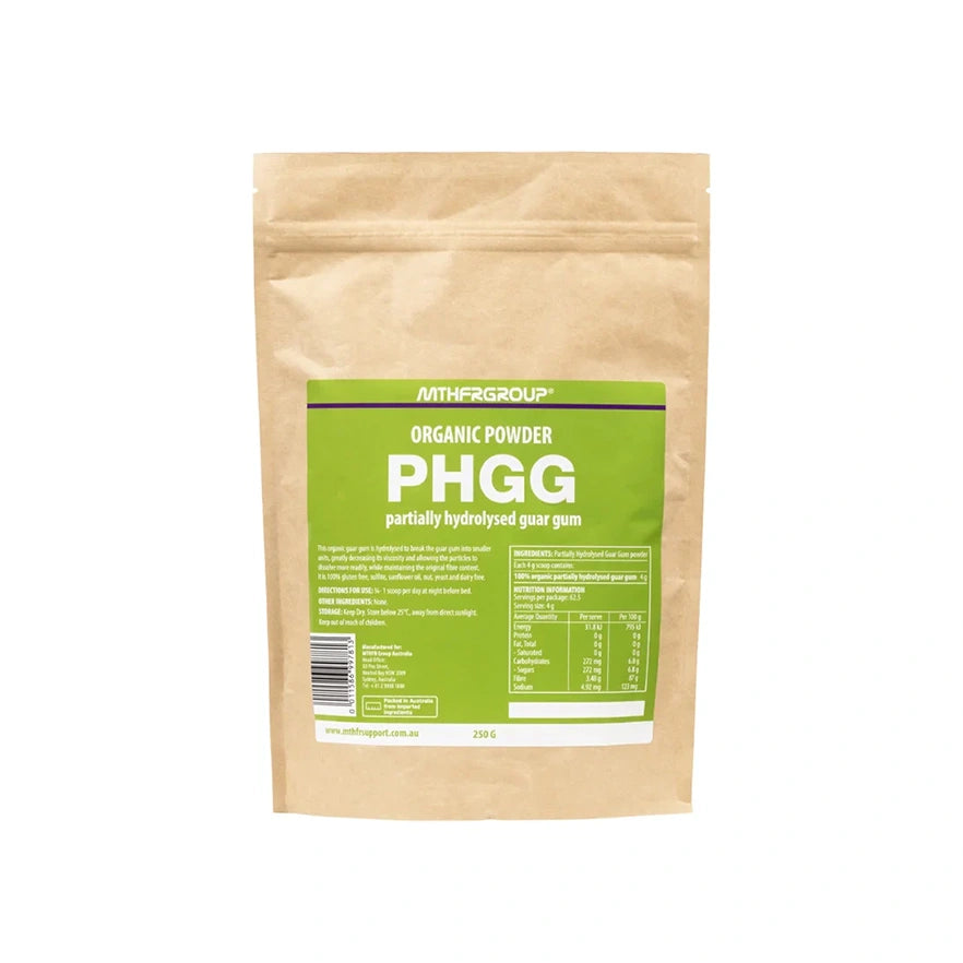 MTHFR Wellbeing Organic Partially Hydrolysed Guar Gum (PHGG) 250g